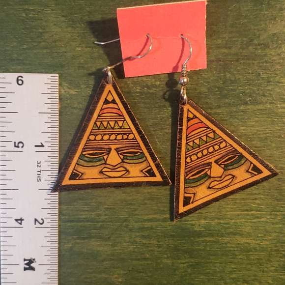 Lot of 6 Pair Various Handmade Earrings - Picture 2 of 8